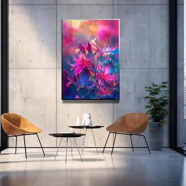 Vertical Flower Painting